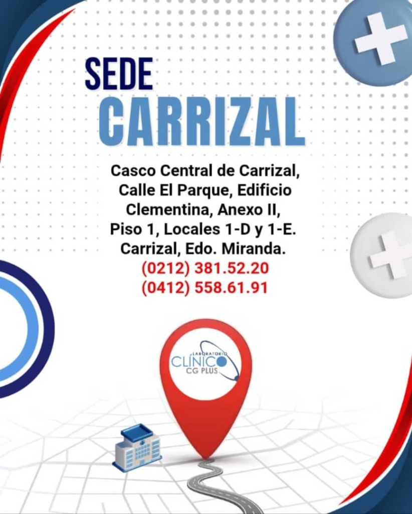 Volante oficial Sede Carrizal Laboratorio Clínico CG Plus