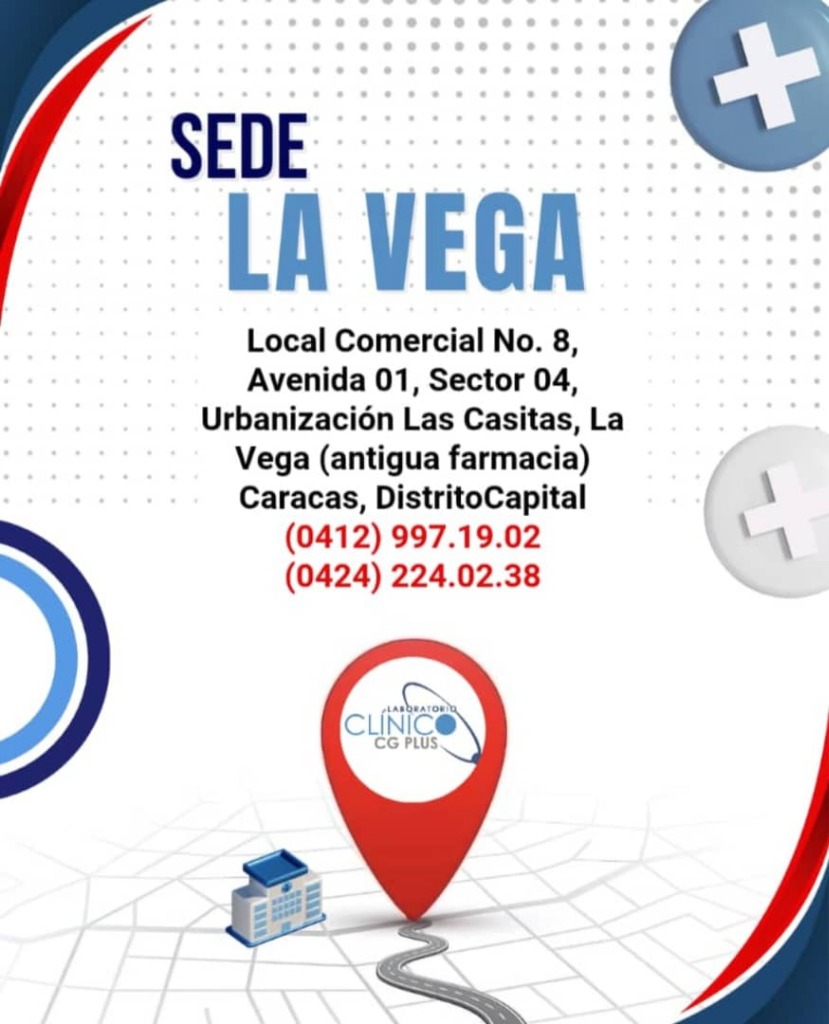 Volante oficial Sede La Vega Laboratorio Clínico CG Plus